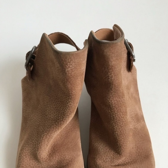 Lucky Brand Tan Bray Leather Peep Toe Sandals 8.5 - Picture 10 of 10